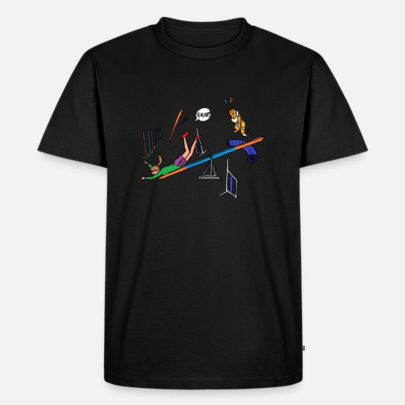 Geschicklichkeit - Männer Premium Bio T-Shirt - Schwarz