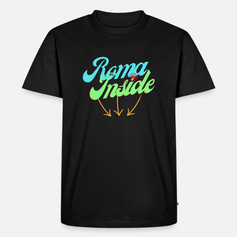 Rom Inside - Männer Premium Bio T-Shirt - Schwarz