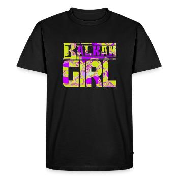 balkan croatia bosnia serbia juge exyu boy girl - Men's Premium Organic T-Shirt - black - Front - Nico (187cm)