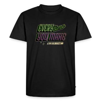 Joke Drive Roman Geek Happy Creativewriting - T-shirt Premium bio Homme - noir - Devant - Nico (187cm)