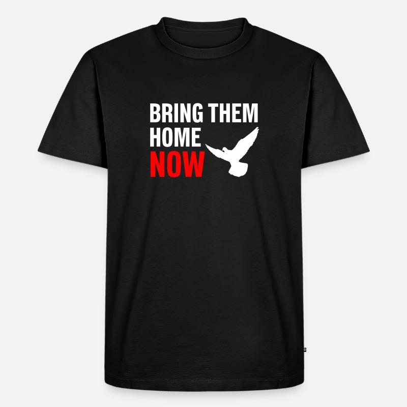 BRING THEM HOME NOW - Männer Premium Bio T-Shirt - Schwarz