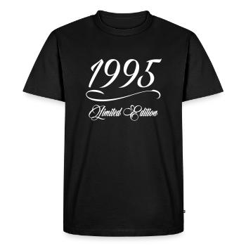 Limited Edition 1995 - Birthday 1995 - Men's Premium Organic T-Shirt - black - Front - Nico (187cm)