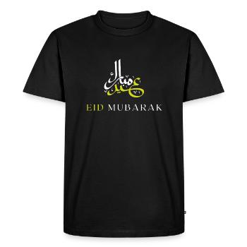 Islam Eid Mubarak - T-shirt Premium bio Homme - noir - Devant - Nico (187cm)