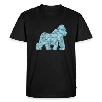 gorilla - Men's Premium Organic T-Shirt - black - Front - Nico (187cm)