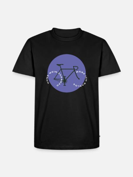 Sans mon vélo - T-shirt Premium bio Homme - noir