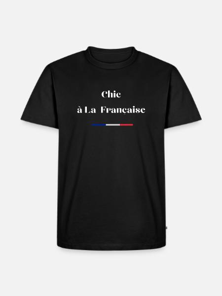 Chic à la française - T-shirt Premium bio Homme - noir