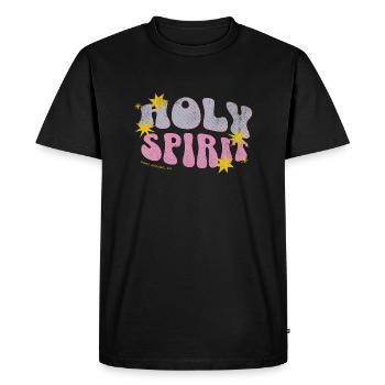 Holy Spirit Gods Apparel Co - Men's Premium Organic T-Shirt - black - Front - Nico (187cm)