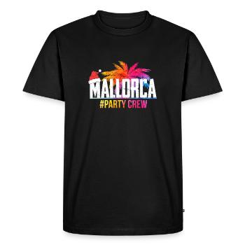 Fête de Noël des palmiers de Majorque - T-shirt Premium bio Homme - noir - Devant - Nico (187cm)