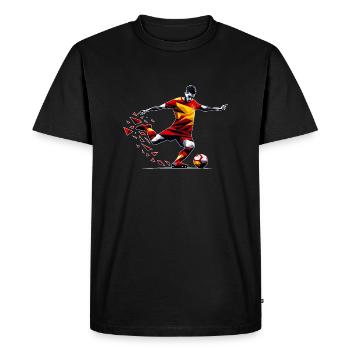 Soccer Spain - Men's Premium Organic T-Shirt - black - Front - Nico (187cm)