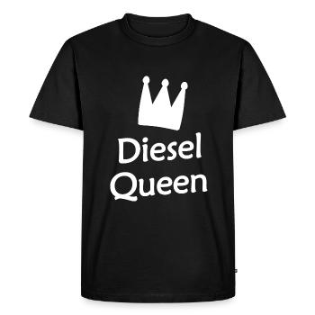 Reine des automobilistes - T-shirt Premium bio Homme - noir - Devant - Nico (187cm)