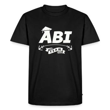 ABI Team - Men's Premium Organic T-Shirt - black - Front - Nico (187cm)