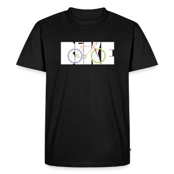 Single Speed colorful - Men's Premium Organic T-Shirt - black - Front - Nico (187cm)