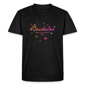 Bachelor's Degree '25 - Mission accomplished - Men's Premium Organic T-Shirt - black - Front - Nico (187cm)