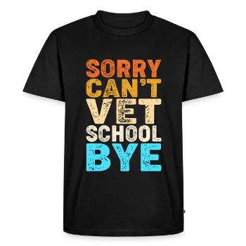 Vétérinaire Médecine vétérinaire Vétérinaire - T-shirt Premium bio Homme - noir - Devant - Nico (187cm)