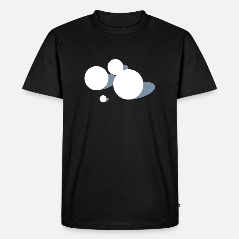 Boule 3 - Männer Premium Bio T-Shirt - Schwarz