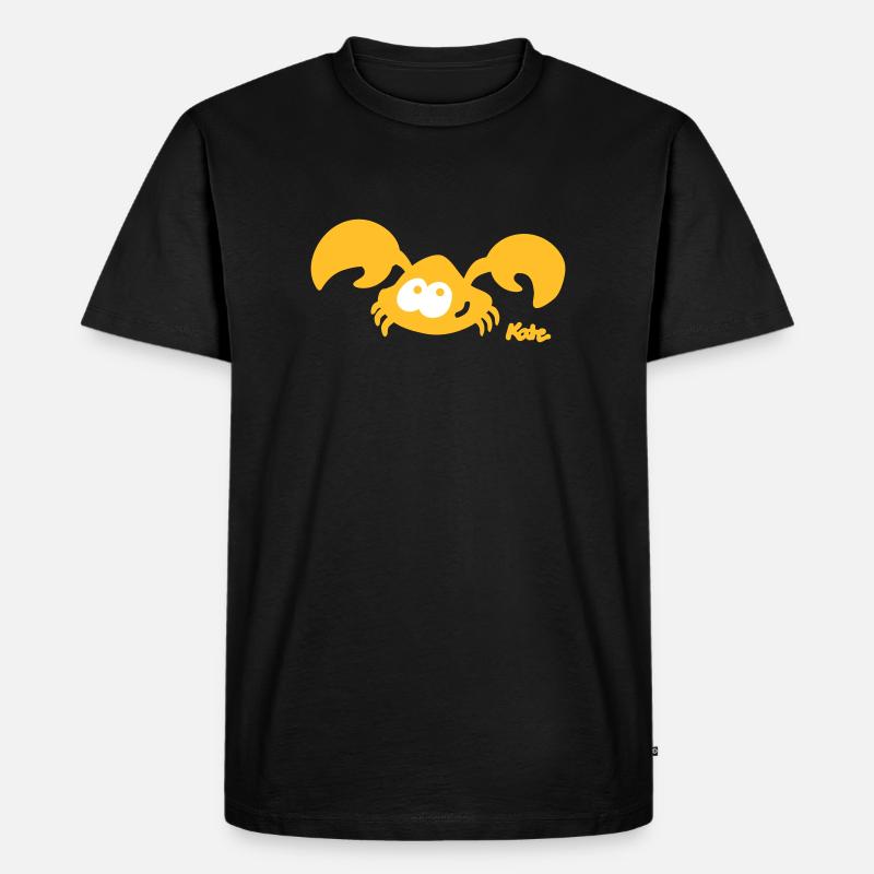 Krebs (2c) - Männer Premium Bio T-Shirt - Schwarz