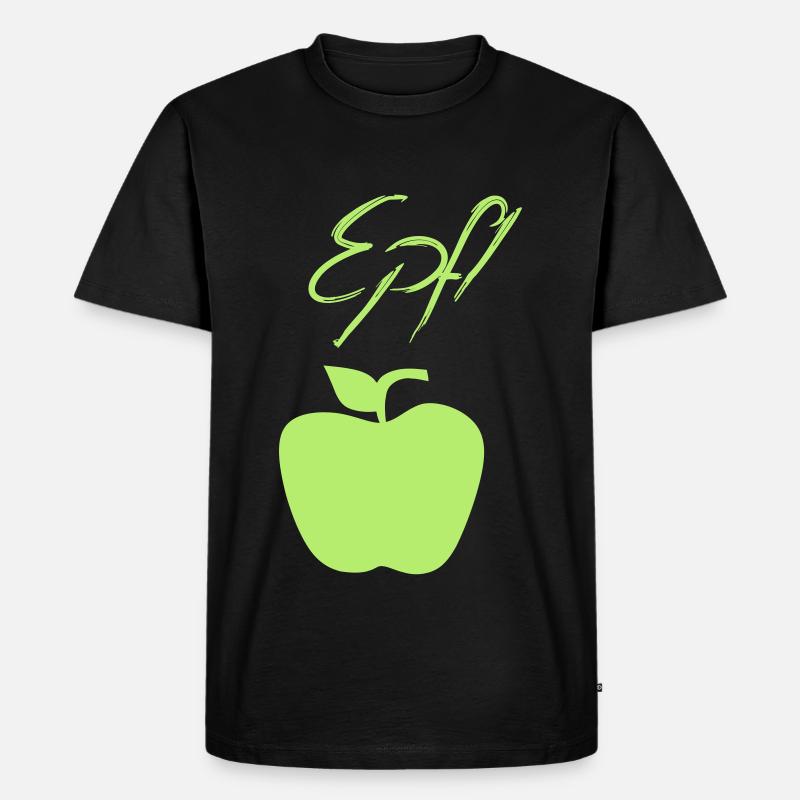 Epfl - Männer Premium Bio T-Shirt - Schwarz