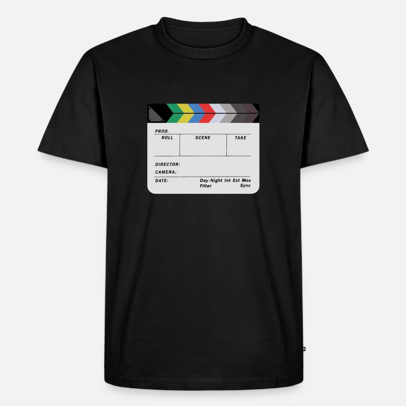 Conception de clap vierge - T-shirt Premium bio Homme - noir