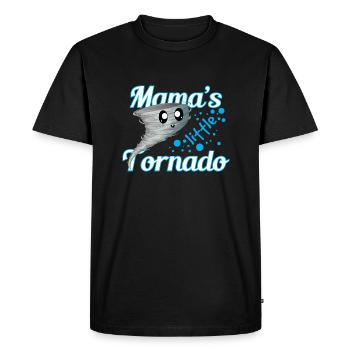Funny Mama’s Little Tornado - T-shirt Premium bio Homme - noir - Devant - Nico (187cm)
