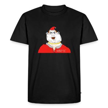 norf fc santa no text - Men's Premium Organic T-Shirt - black - Front - Nico (187cm)