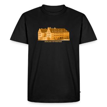 Château de Zwickau Osterstein Wettin Saxe - T-shirt Premium bio Homme - noir - Devant - Nico (187cm)