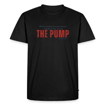 La pompe - T-shirt Premium bio Homme - noir - Devant - Nico (187cm)
