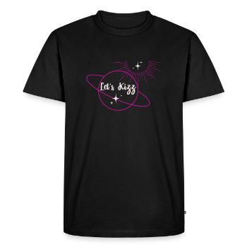 Let’s Kizz - Danse Kizomba - T-shirt Premium bio Homme - noir - Devant - Nico (187cm)