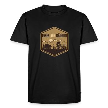 Cadeau infirmier ambulatoire - T-shirt Premium bio Homme - noir - Devant - Nico (187cm)