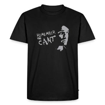 remember the cant - Men's Premium Organic T-Shirt - black - Front - Nico (187cm)