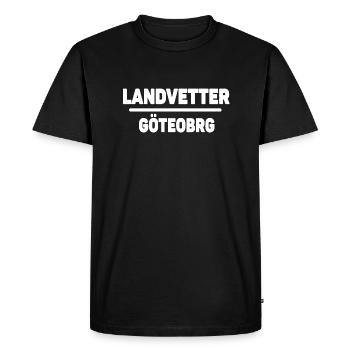 Landvetter Göteborg - T-shirt Premium bio Homme - noir - Devant - Nico (187cm)