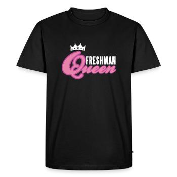 Freshman QUEEN Retro Freshman Designs - T-shirt Premium bio Homme - noir - Devant - Nico (187cm)