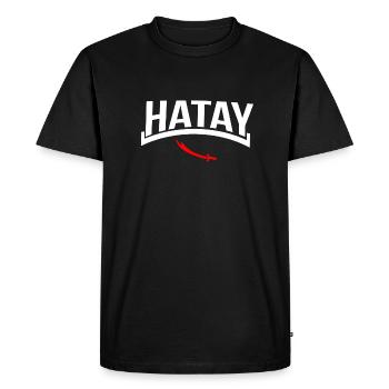 Hatay Turquie alevi - T-shirt Premium bio Homme - noir - Devant - Nico (187cm)