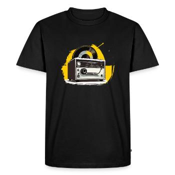 Play what you want - Men's Premium Organic T-Shirt - black - Front - Nico (187cm)