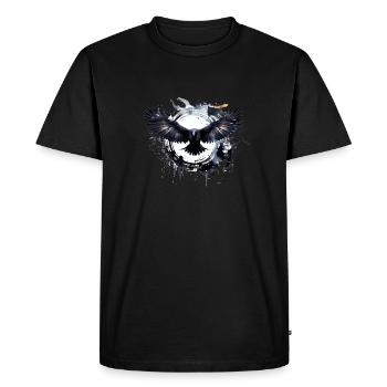 Raven - Men's Premium Organic T-Shirt - black - Front - Nico (187cm)