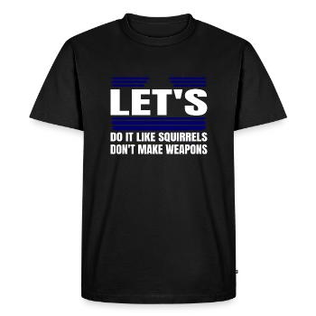 counterculture present geek jokes awesome pride - Men's Premium Organic T-Shirt - black - Front - Nico (187cm)