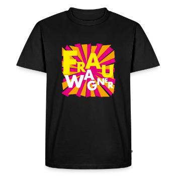 Mme Wagner - T-shirt Premium bio Homme - noir - Devant - Nico (187cm)