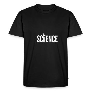 Science Physique Chimie Professeur De biologie Technique - T-shirt Premium bio Homme - noir - Devant - Nico (187cm)