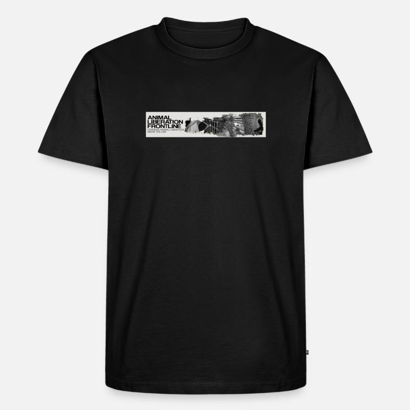 ALF - Männer Premium Bio T-Shirt - Schwarz