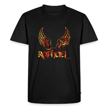 archangel raphael fire - Men's Premium Organic T-Shirt - black - Front - Nico (187cm)