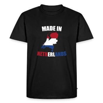 Netherlands - Men's Premium Organic T-Shirt - black - Front - Nico (187cm)