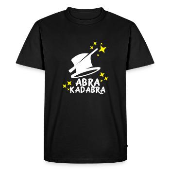 Magic conjure magician wizard witch gift idea - Men's Premium Organic T-Shirt - black - Front - Nico (187cm)