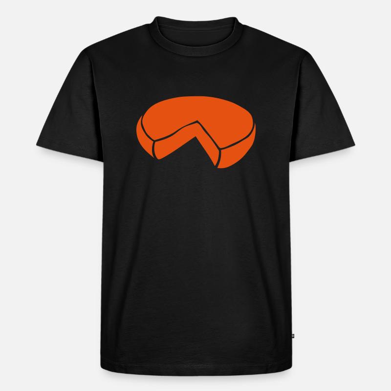 Käse 6 - Männer Premium Bio T-Shirt - Schwarz