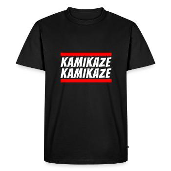 KAMIKAZE - KAMIKAZE - T-shirt Premium bio Homme - noir - Devant - Nico (187cm)