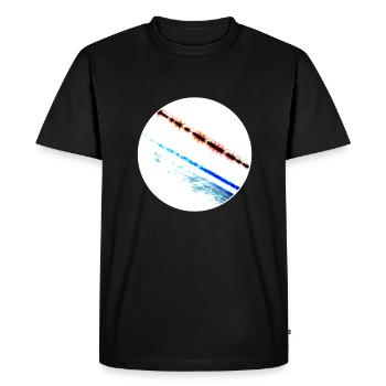 Sonic - Men's Premium Organic T-Shirt - black - Front - Nico (187cm)