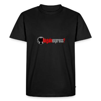 BÉGUIN EXPRESS ? - Jeux de Mots - Francois Ville - T-shirt Premium bio Homme - noir - Devant - Nico (187cm)