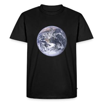 Nous sommes le monde - T-shirt Premium bio Homme - noir - Devant - Nico (187cm)