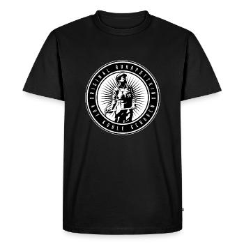 Ruhrpott Ruhrpottkind - Men's Premium Organic T-Shirt - black - Front - Nico (187cm)