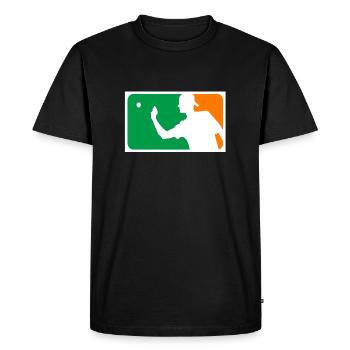 beerpong - T-shirt Premium bio Homme - noir - Devant - Nico (187cm)