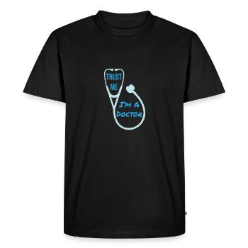 Docteur Croyez-moi Im un docteur Idée de cadeau drôle - T-shirt Premium bio Homme - noir - Devant - Nico (187cm)