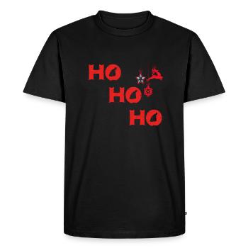 HOHOHO - T-shirt Premium bio Homme - noir - Devant - Nico (187cm)